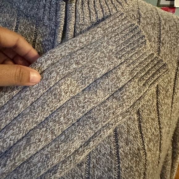 Oscar de la Renta Grey Cable Knit Sweater – Size L - Picture 6 of 8
